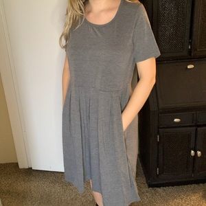 Grey T-shirt Dress